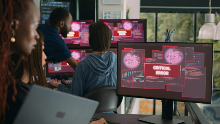 Résilience informatique : poste de travail en critical error